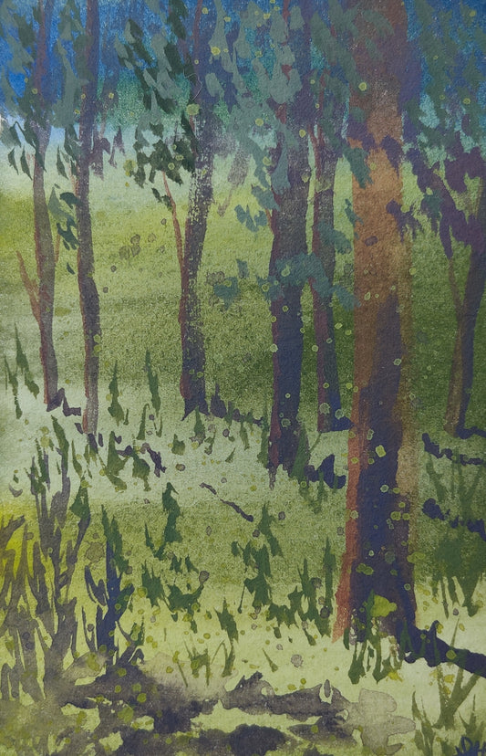 Forest Underbrush in Green