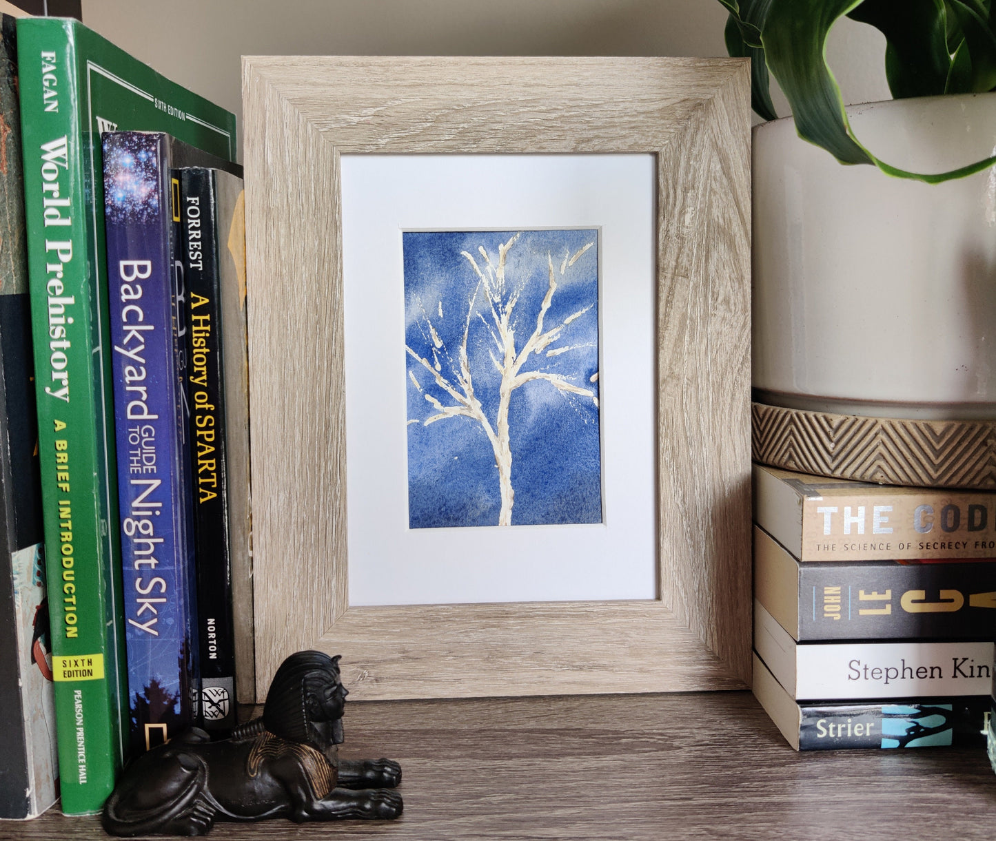 White Tree in Ultramarine