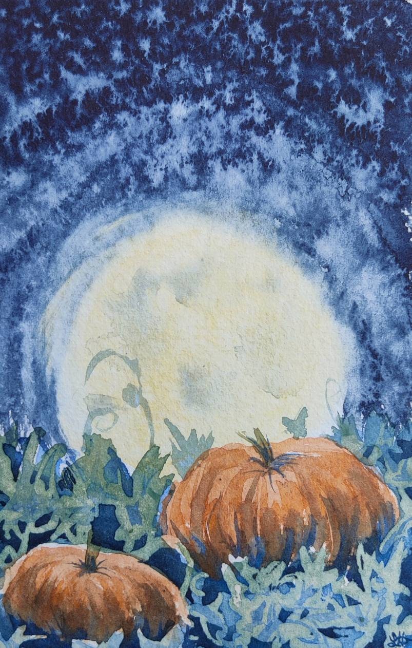 Pumpkin Patch in Indigo