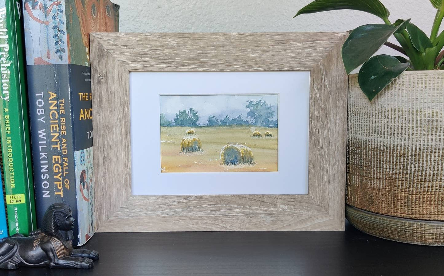 Summer Hay Bales in Indigo