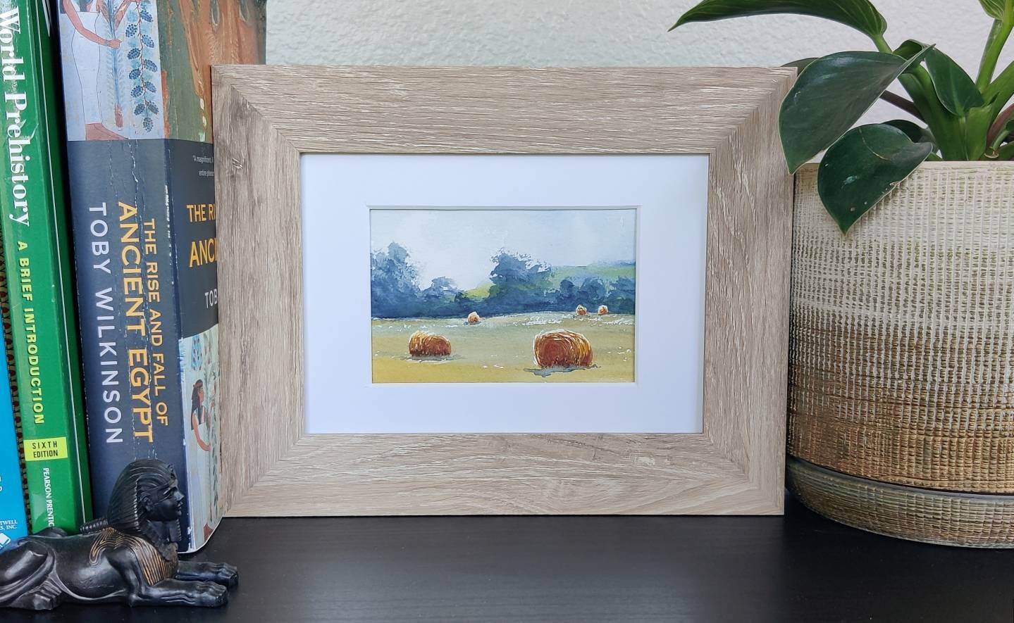 Summer Hay Bales in Sienna