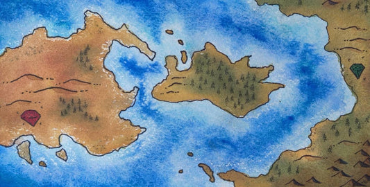 Watercolor Map #4