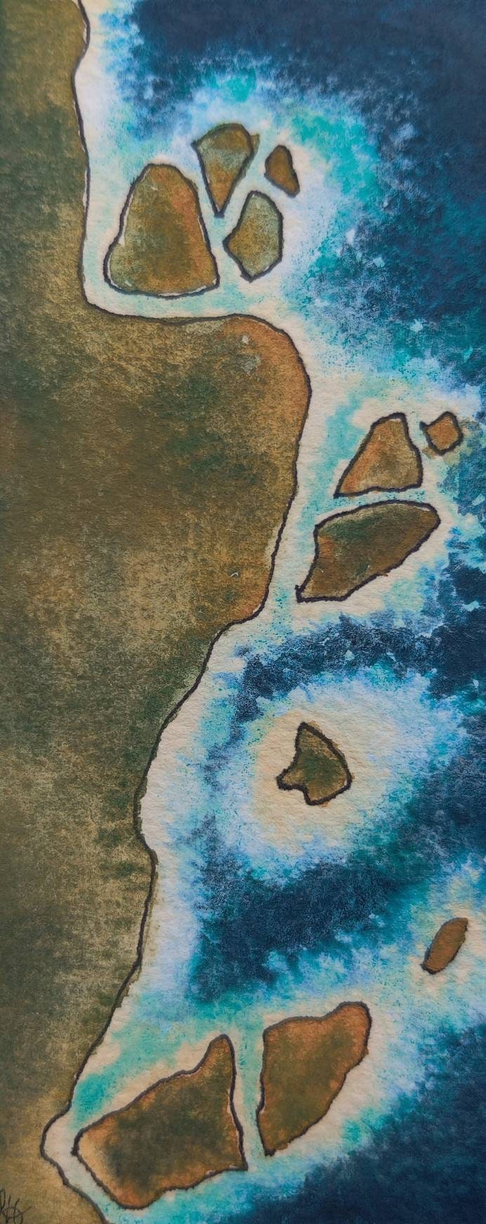 Watercolor Map #8